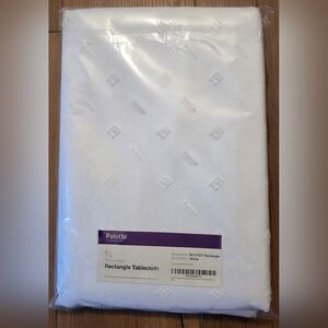 Dee Gi Moda White Rectangle Tablecloth 90x132
